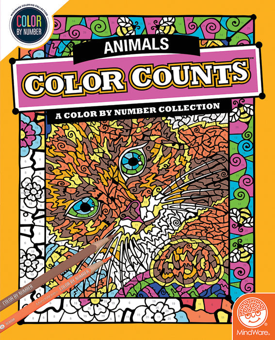 Colour by Number - Animals