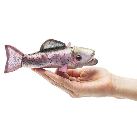 Mini Rainbow Trout - Finger Puppet - Folkmanis
