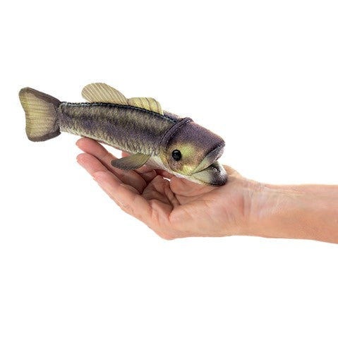 Mini Largemouth Bass - Finger Puppet - Folkmanis