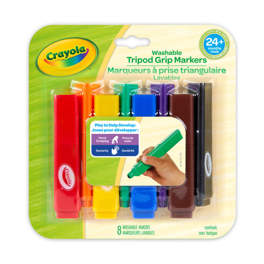 Tripod Grip Washable Markers - Crayola