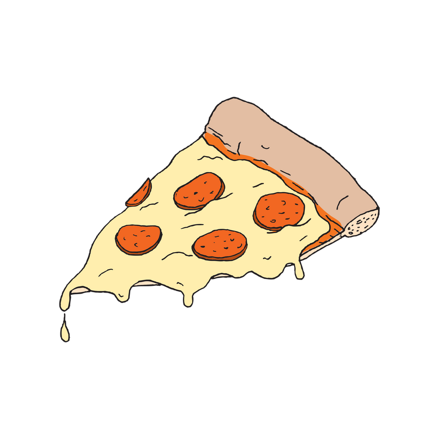 Tattoo - Pizza Slice - Tattly