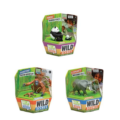 Wild Scenes - Pandas Bamboo Forest - Playmonster